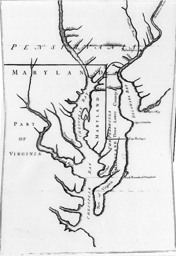 1732.1 (Maryland & Pennsylvania) This map of Pennsylvania, Maryland, 