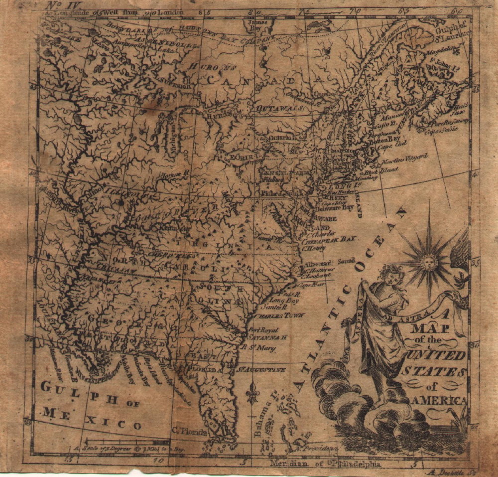 United States Map 1790