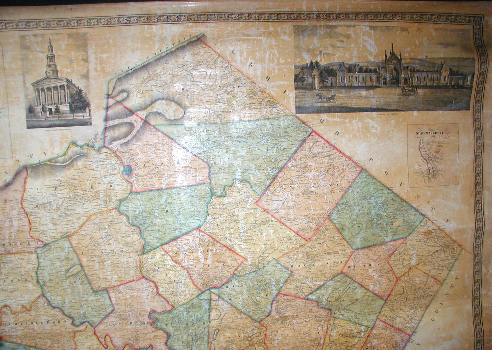 Details about   HUGE 1839 PA Map New Eagle Hope Wilmington North East PENNSYLVANIA HISTORY huge 